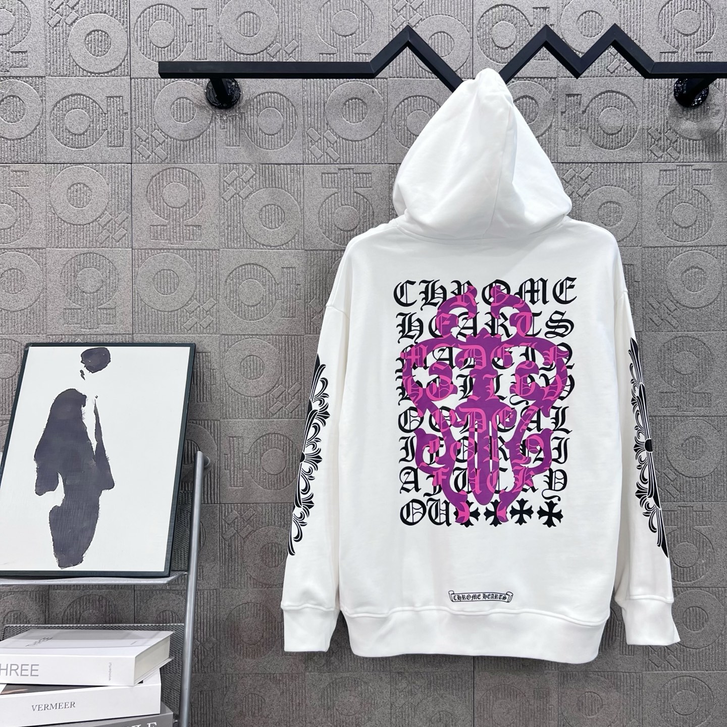 Chrome Hearts CH 크롬하츠 십자가·범문 로고 후드티 의류