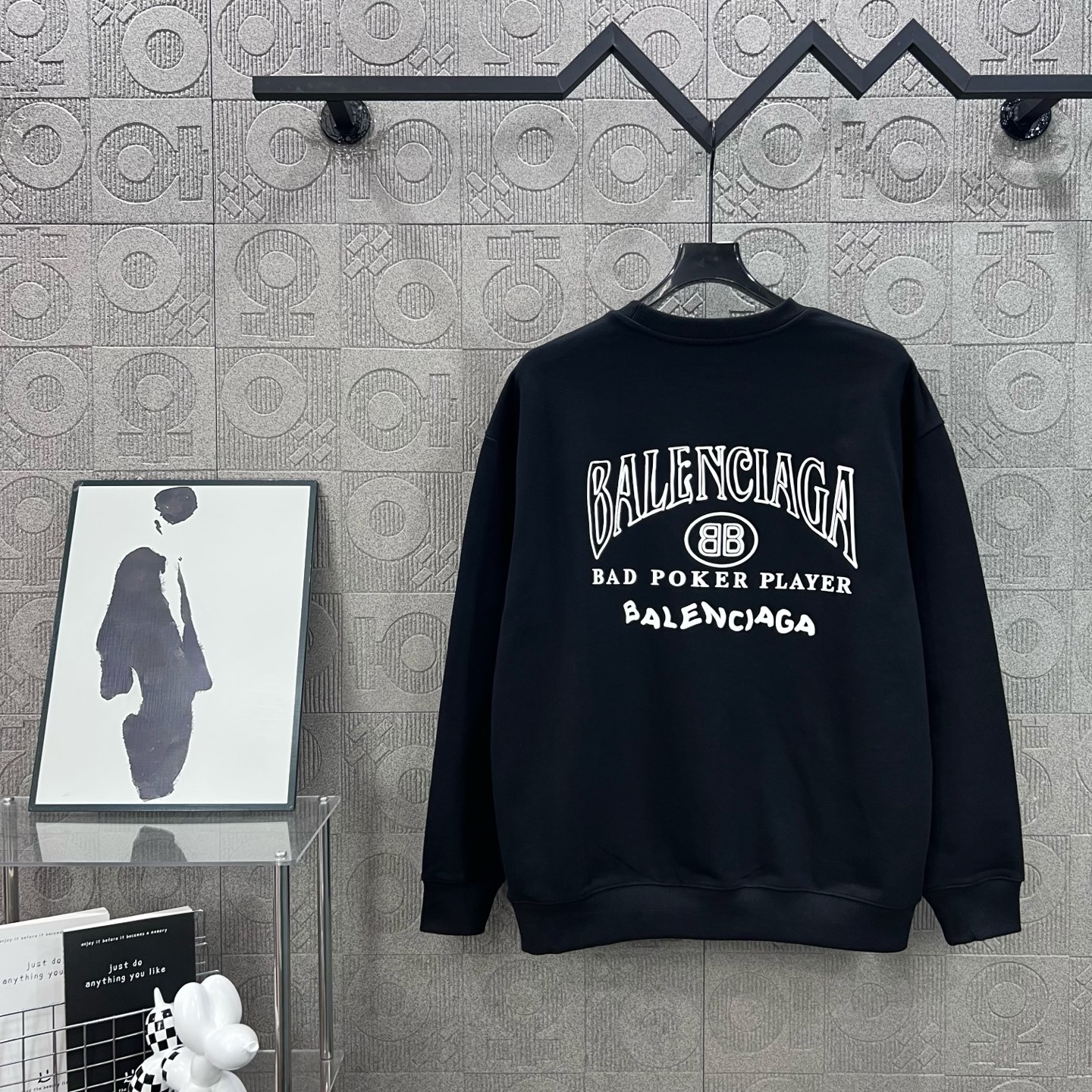 Balenciaga 발렌시아가 클래식 실리콘 로고 맨투맨 티셔츠 의류