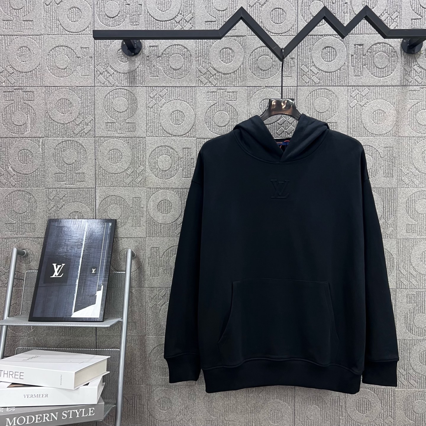 Louis Vuitton LV 루이비통 미니 로고 엠보싱 후드티 맨투맨 티셔츠 의류