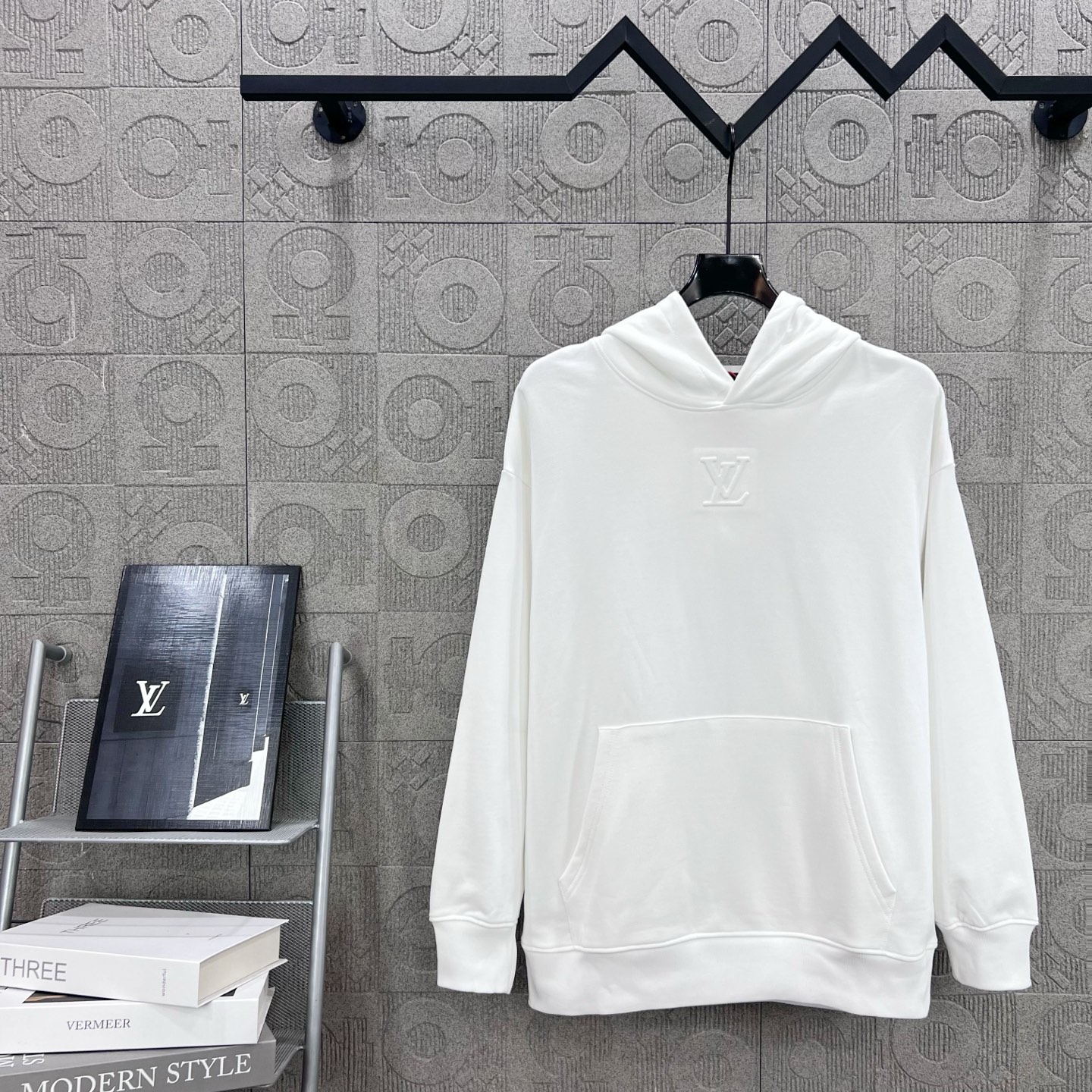 Louis Vuitton LV 루이비통 미니 로고 엠보싱 후드티 맨투맨 티셔츠 의류