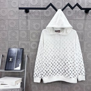 Louis Vuitton LV 루이비통 그라데이션 올오버 로고 후드티 맨투맨 티셔츠 의류