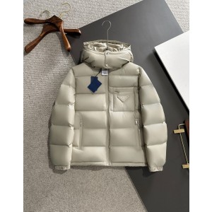 PRADA 프라다 패딩 점퍼 의류 (베이지)