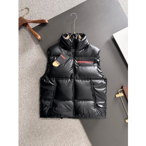 PRADA 프라다 레드라인 패딩 조끼 베스트 의류