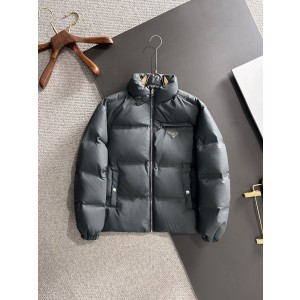 PRADA 프라다 포켓 코팅 다운 패딩 점퍼 자켓 의류