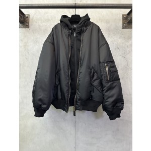 Balenciaga 발렌시아가 중량 더블 레이어 봄버 재킷 자켓 의류