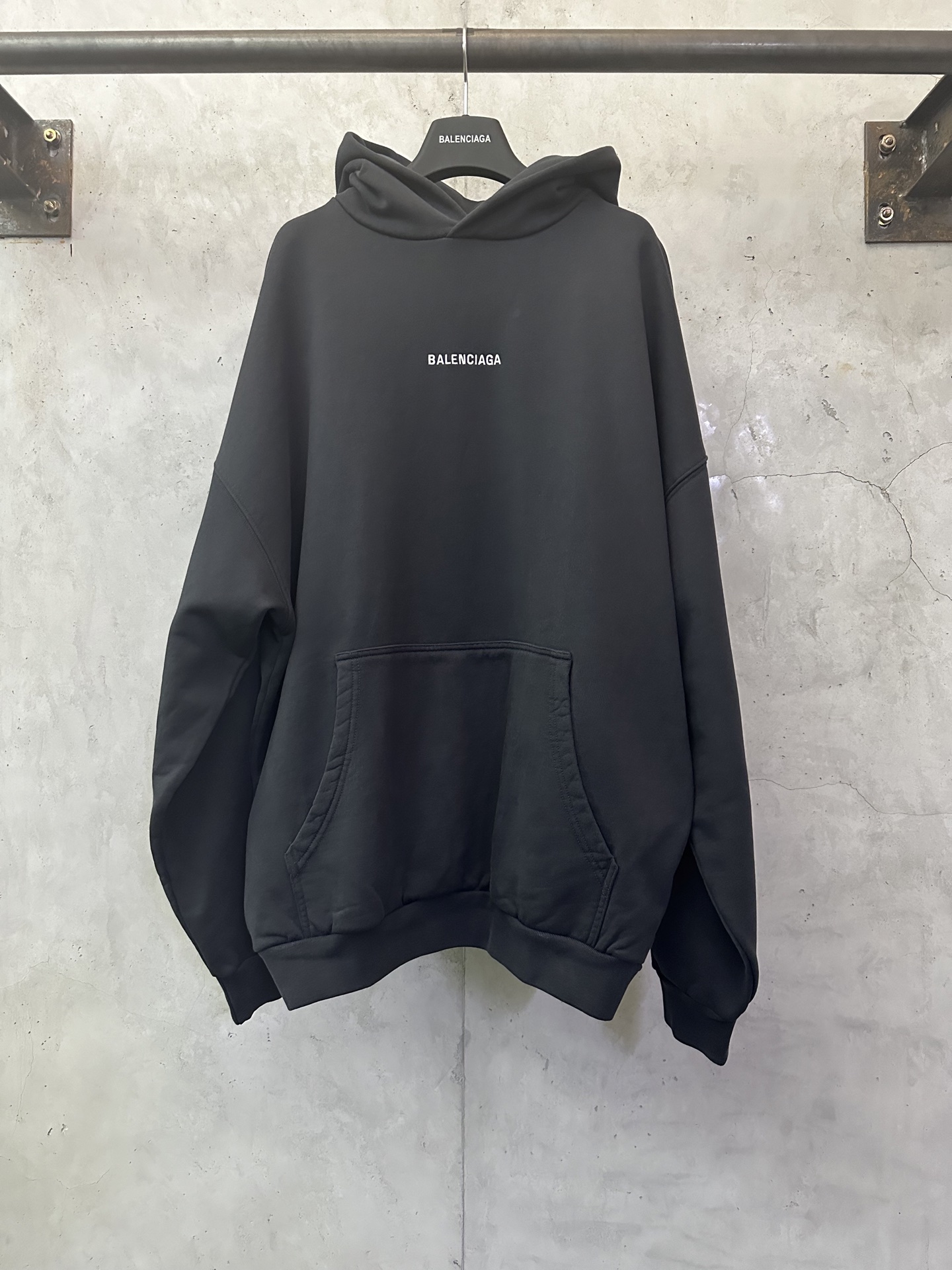 Balenciaga 발렌시아가 로고 자수 후드티 스웨트셔츠 의류