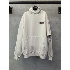 Balenciaga 발렌시아가 로고 그래피티 프린트 후드티 스웨트셔츠 의류