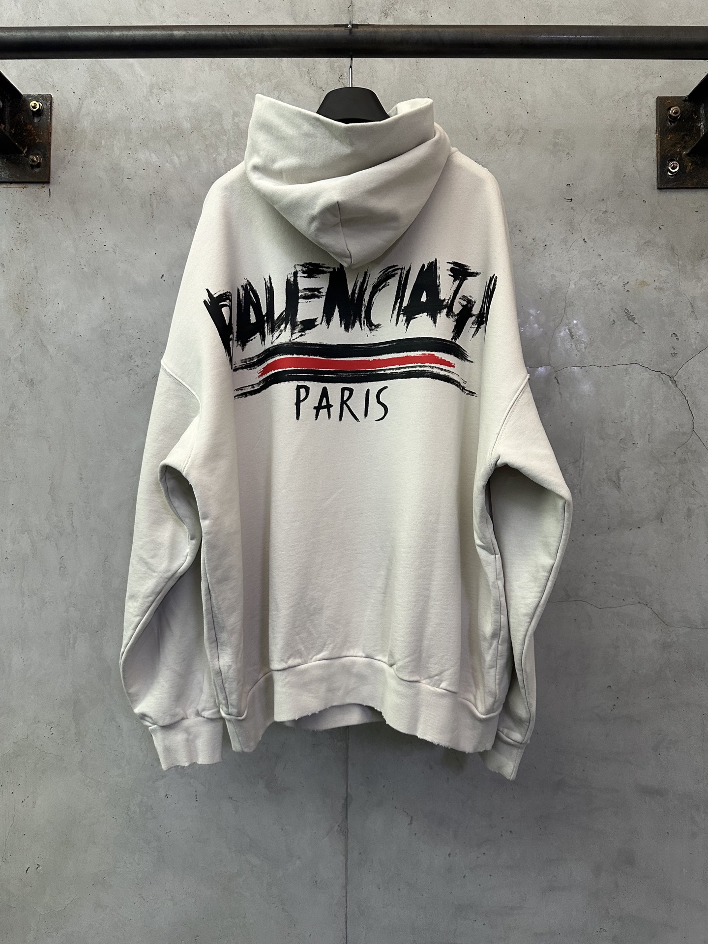 Balenciaga 발렌시아가 로고 그래피티 프린트 후드티 스웨트셔츠 의류