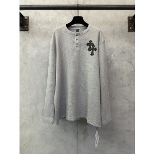 Chrome Hearts CH 크롬하츠 헨리넥 와플 롱슬리브 티셔츠 의류