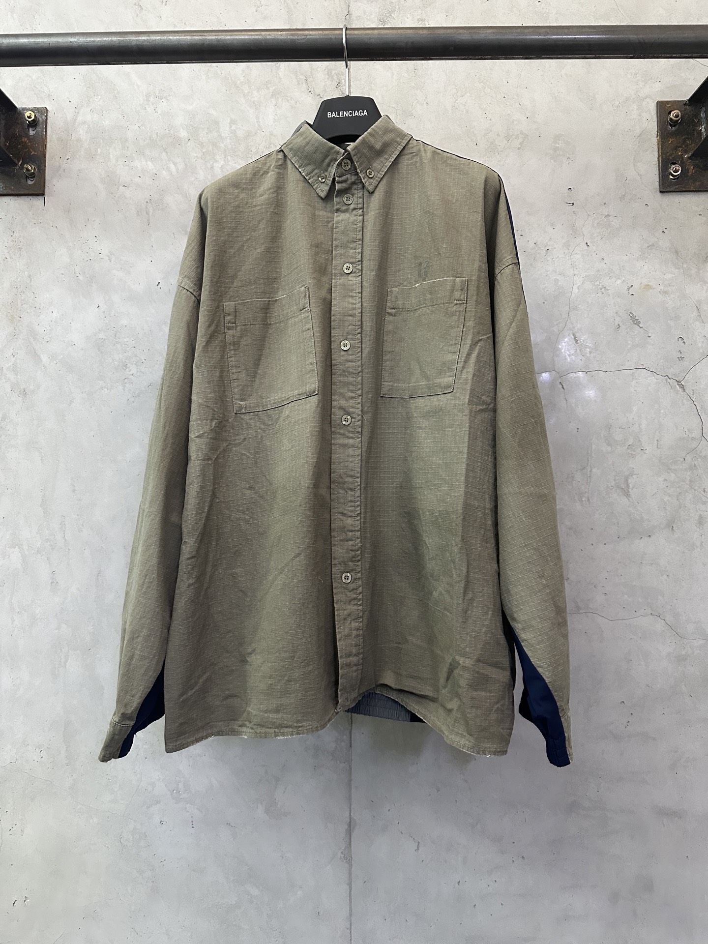 Balenciaga 발렌시아가 PP 동일 디자인 3색 패널 공용 작업용 재킷 자켓 의류