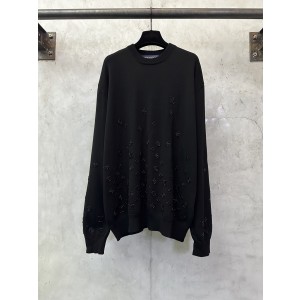 LOUIS VUITTON LV 루이비통 그라데이션 비즈 니트 스웨터 의류