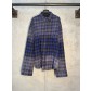 Balenciaga 발렌시아가 바이올렛 그라데이션 플란넬 셔츠 의류