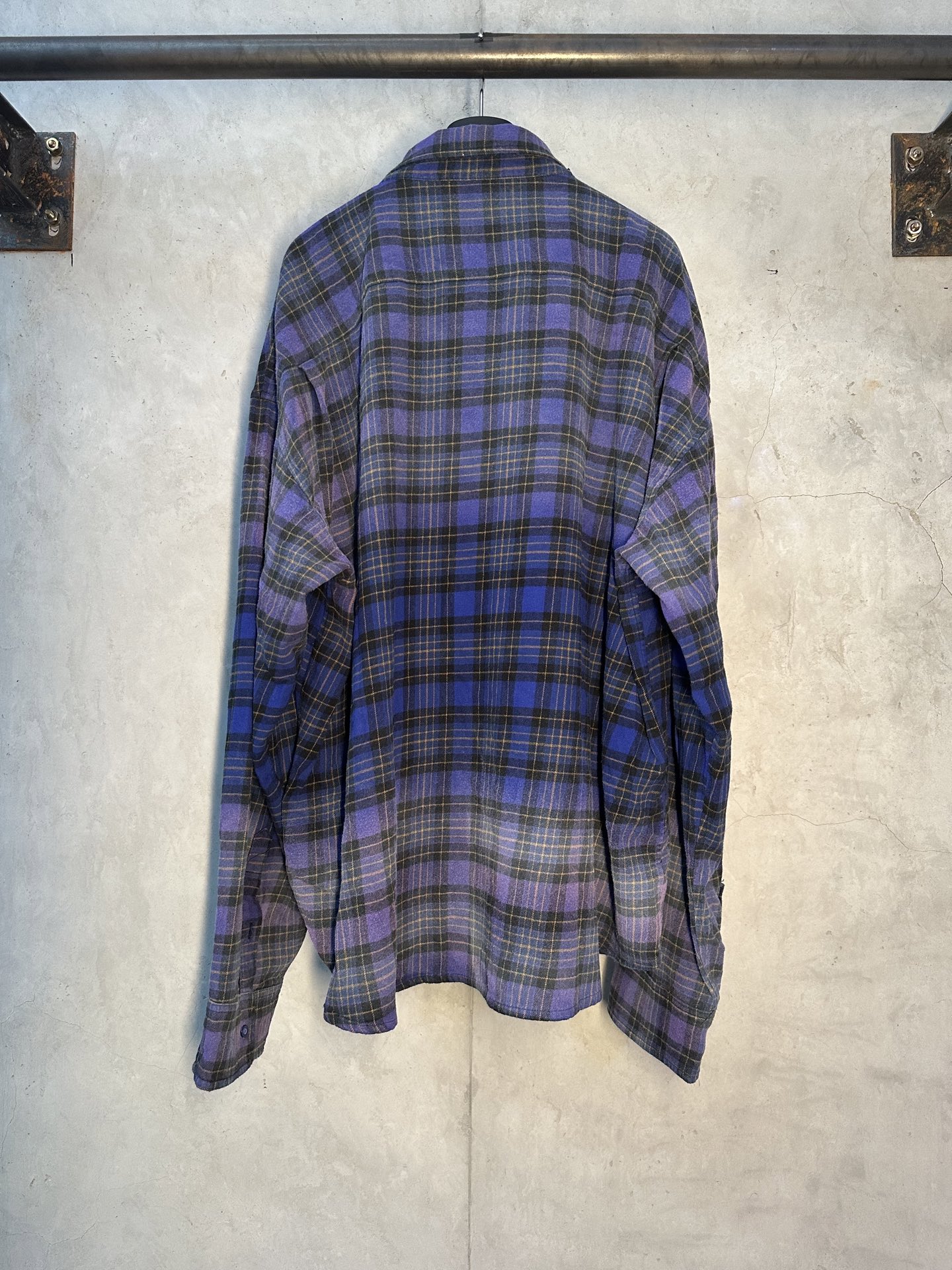 Balenciaga 발렌시아가 바이올렛 그라데이션 플란넬 셔츠 의류