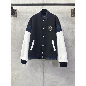 Louis Vuitton LV 루이비통 코튼 니트 허리 밴딩 자켓 / 볼링 야구 재킷 점퍼 의류