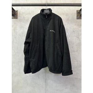 Balenciaga 발렌시아가 레터링 자수 플리스 후리스 재킷 자켓 의류