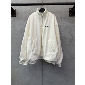 Balenciaga 발렌시아가 레터링 자수 플리스 후리스 재킷 자켓 의류
