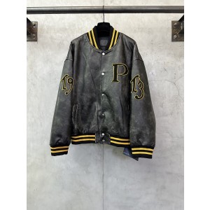 PRADA 프라다 가죽 플라이트 자켓 재킷 의류