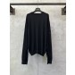 Balenciaga 발렌시아가 캐시미어 크루넥 니트 스웨터 의류