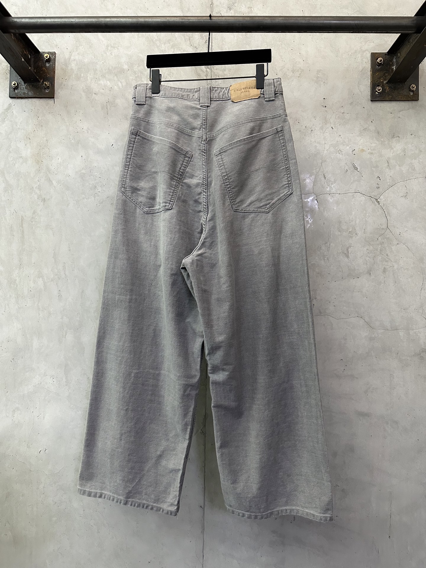 Balenciaga 발렌시아가 런웨이 단일링 디테일 데님 팬츠 바지 의류