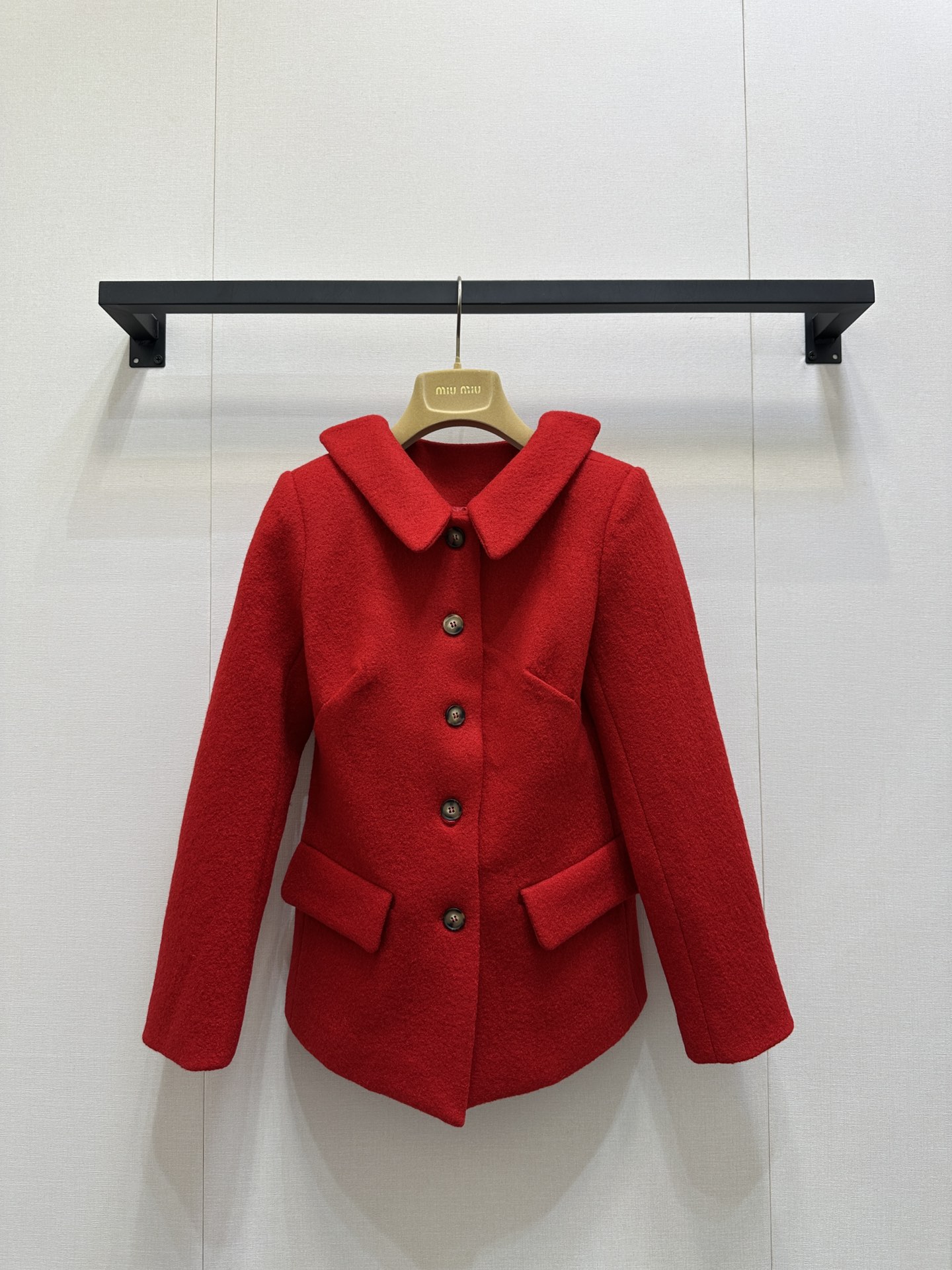 miumiu 미우미우 클래식 레드 울 자켓 + 스커트 세트 의류