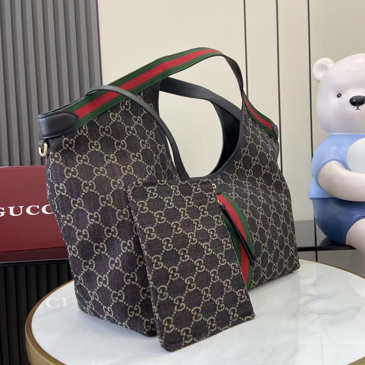 GUCCI Giglio 구찌 대형 라지 토트백 가방