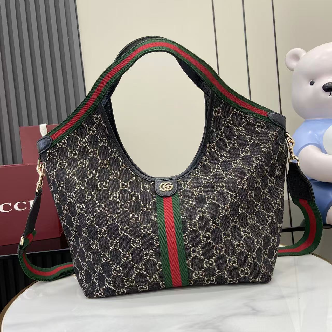 GUCCI Giglio 구찌 대형 라지 토트백 가방
