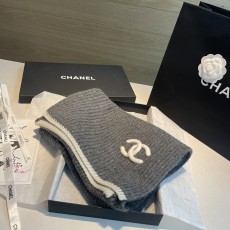 Chanel 샤넬 자수 캐시미어 머플러 목도리
