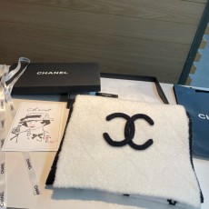CHANEL 샤넬 캐시미어 니트 스카프 머플러 목도리