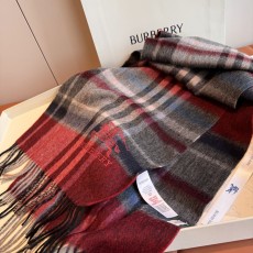 Burberry 버버리 고급 자수 로고 스카프 머플러 목도리