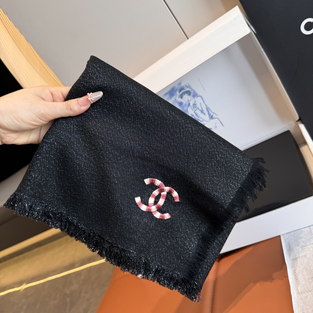 Chanel 샤넬 캐시미어 스카프 머플러 목도리