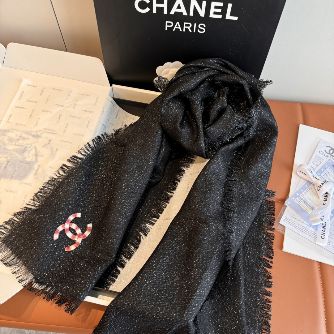 Chanel 샤넬 캐시미어 스카프 머플러 목도리
