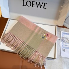 Loewe 로에베 더블 컬러 캐시미어 머플러 목도리