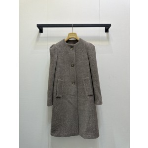 miumiu 미우미우 클래식 버튼 멜라드 코트 의류