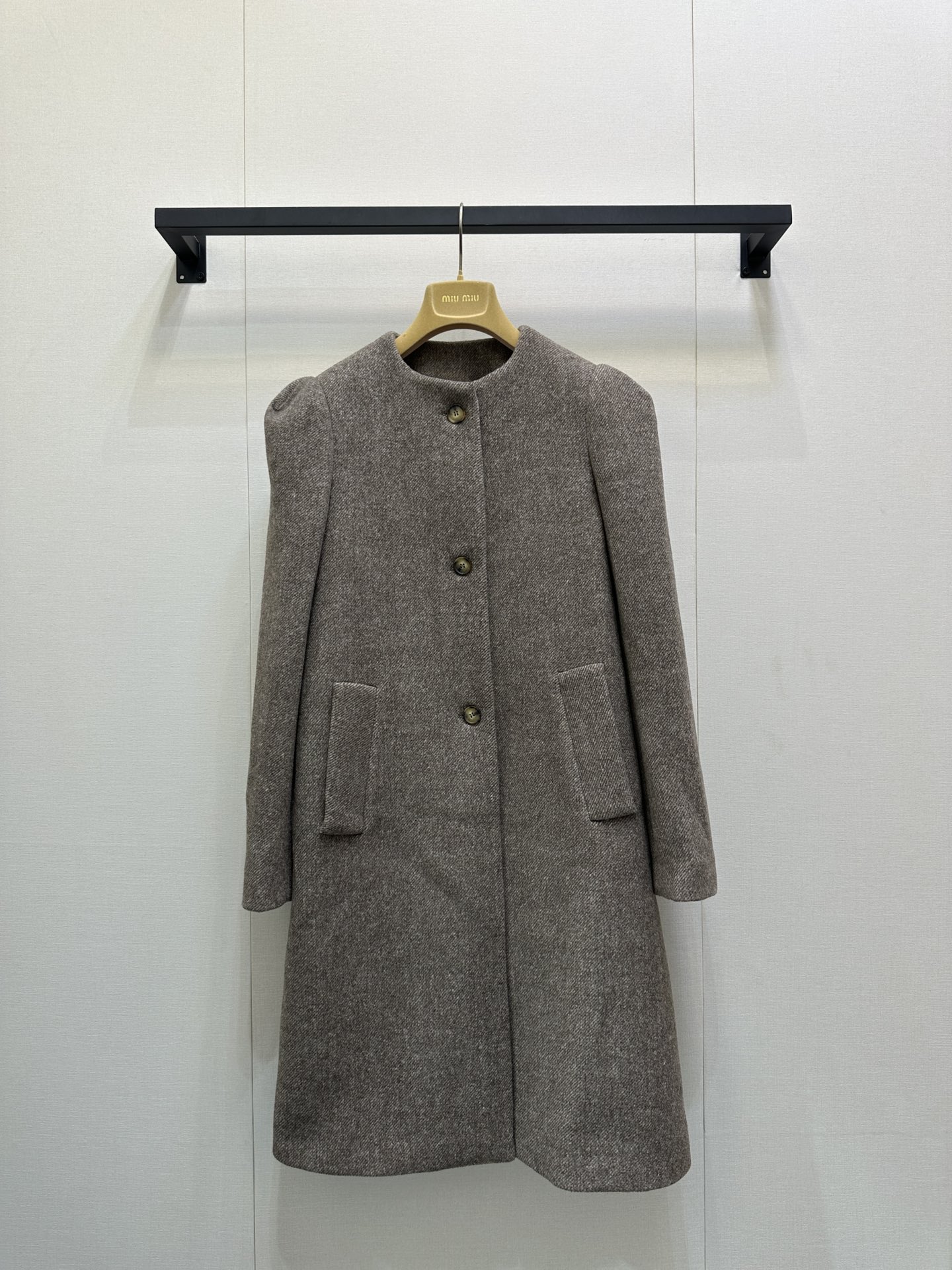 miumiu 미우미우 클래식 버튼 멜라드 코트 의류