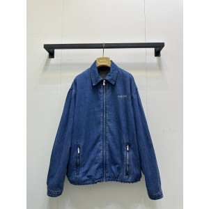 miumiu 미우미우 안감 플리스 후리스 데님 자켓 재킷 의류
