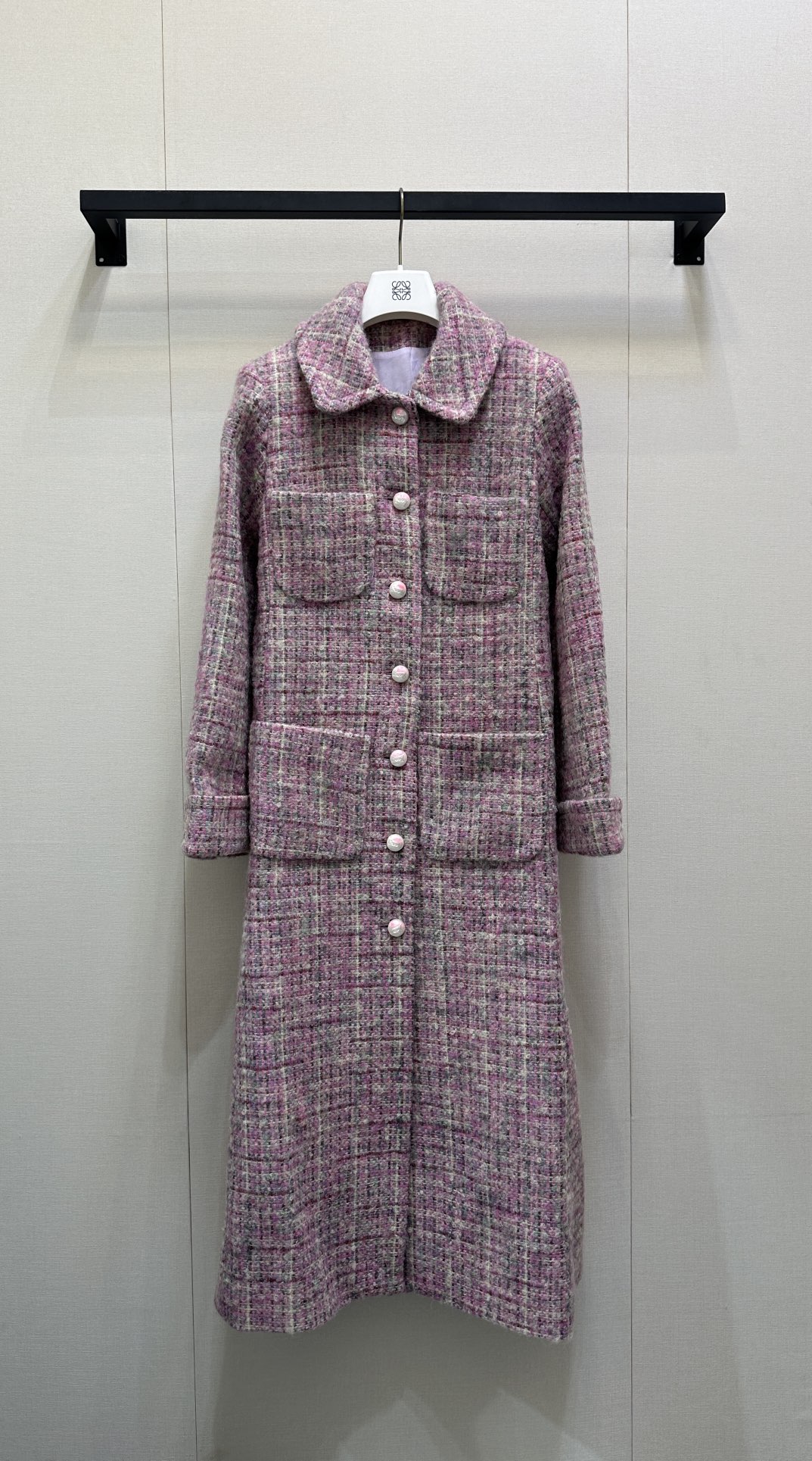 Chanel 샤넬 핑크 트위드 코트 의류