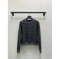Louis Vuitton LV 루이비통 라운드넥 자카드 캐시미어 블렌드 가디건 의류