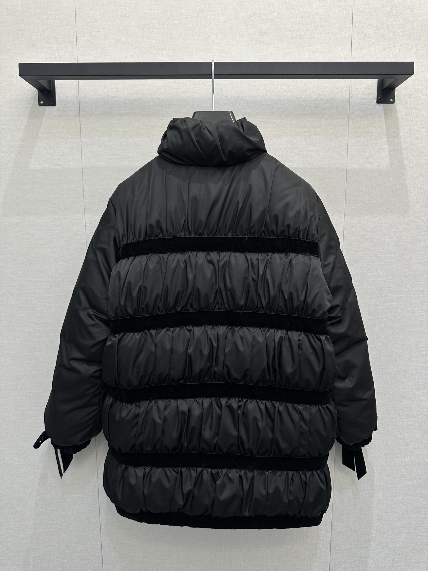 Chanel 샤넬 벨벳 리본 중기장 패딩 점퍼 의류