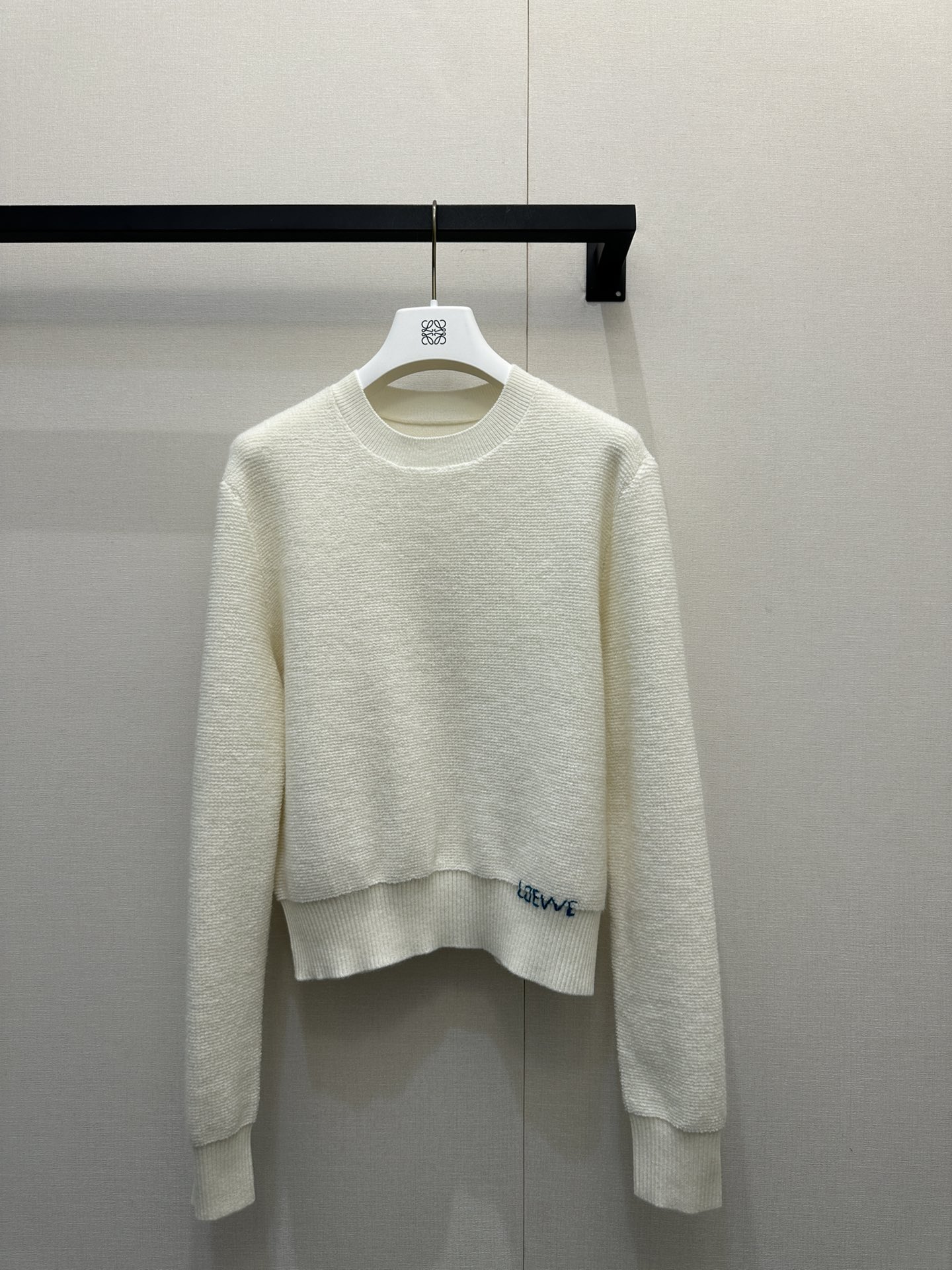 Loewe 로에베 자수 립 니트 탑 상의 의류