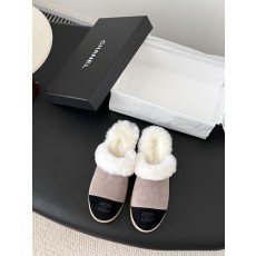 Chanel 샤넬 테디 퍼 슈즈 슬리퍼 신발