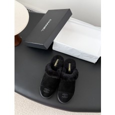 Chanel 샤넬 테디 퍼 슈즈 슬리퍼 신발