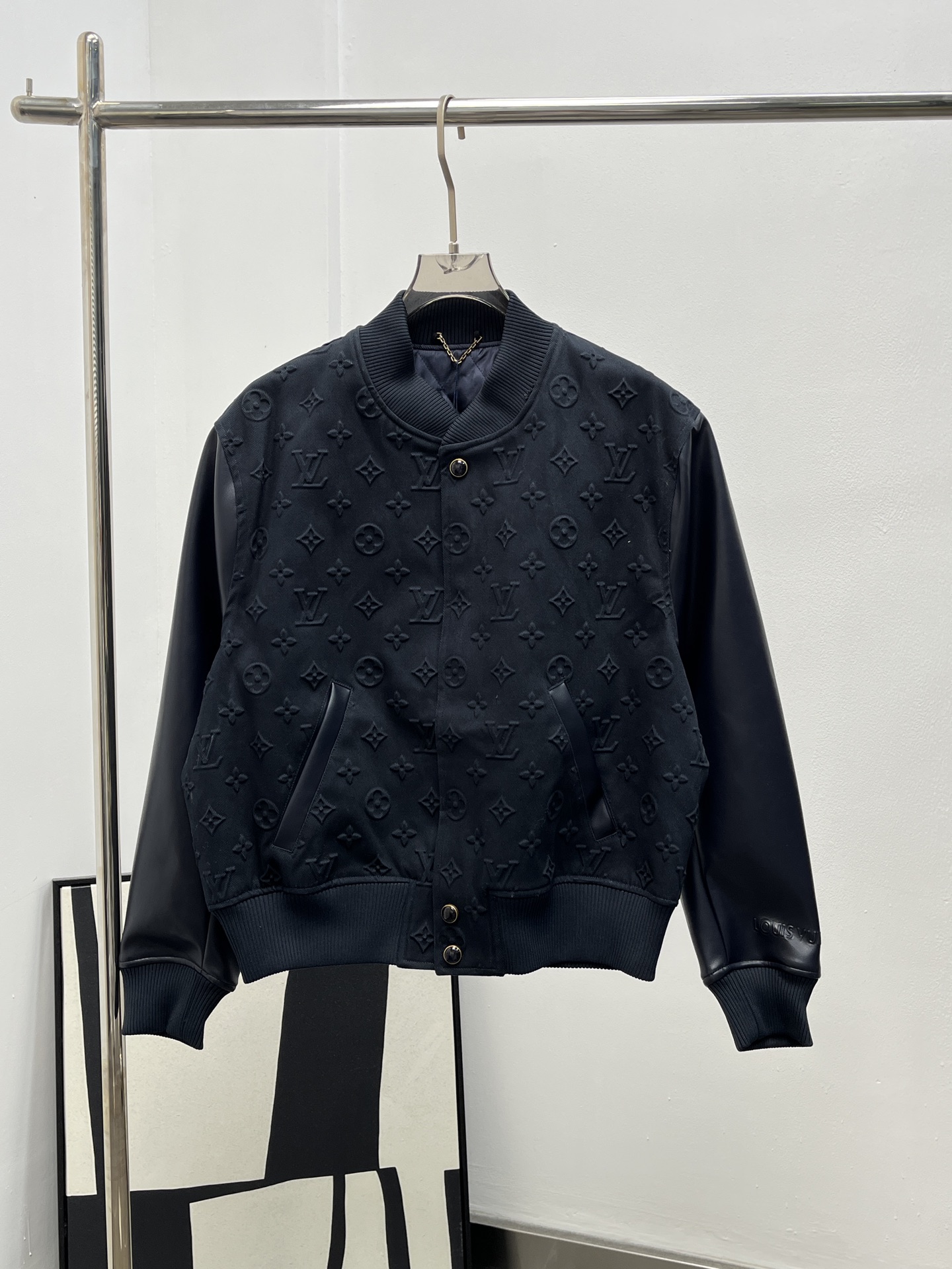Louis Vuitton LV 루이비통 모노그램 엠보싱 베이스볼 야구 점퍼 재킷 자켓 의류