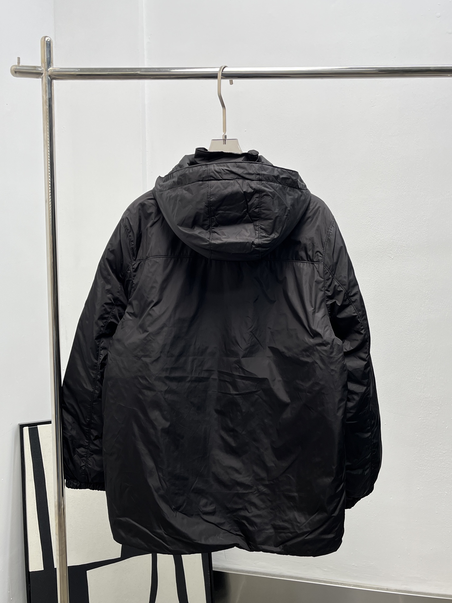 Prada 프라다 삼각 로고 후드 다운 재킷 자켓 의류