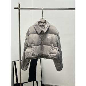 miumiu 미우미우 카라 집업 숏다운 패딩 점퍼 의류