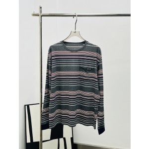 miumiu 미우미우 빈티지 배색 스트라이프 긴팔 티셔츠 의류