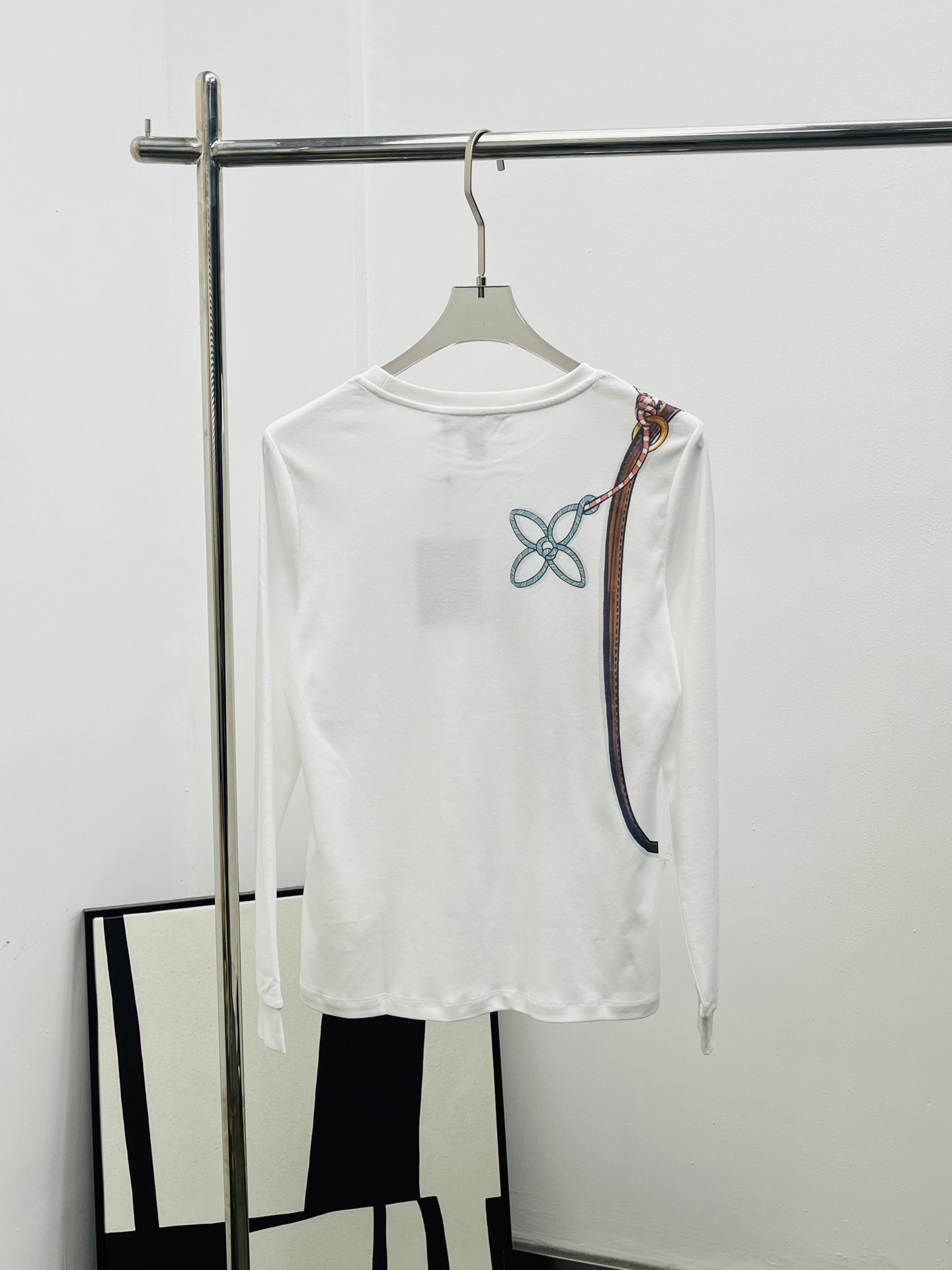 Louis Vuitton LV 루이비통 체인 라운드넥 프린트 롱슬리브 긴팔 티셔츠 의류