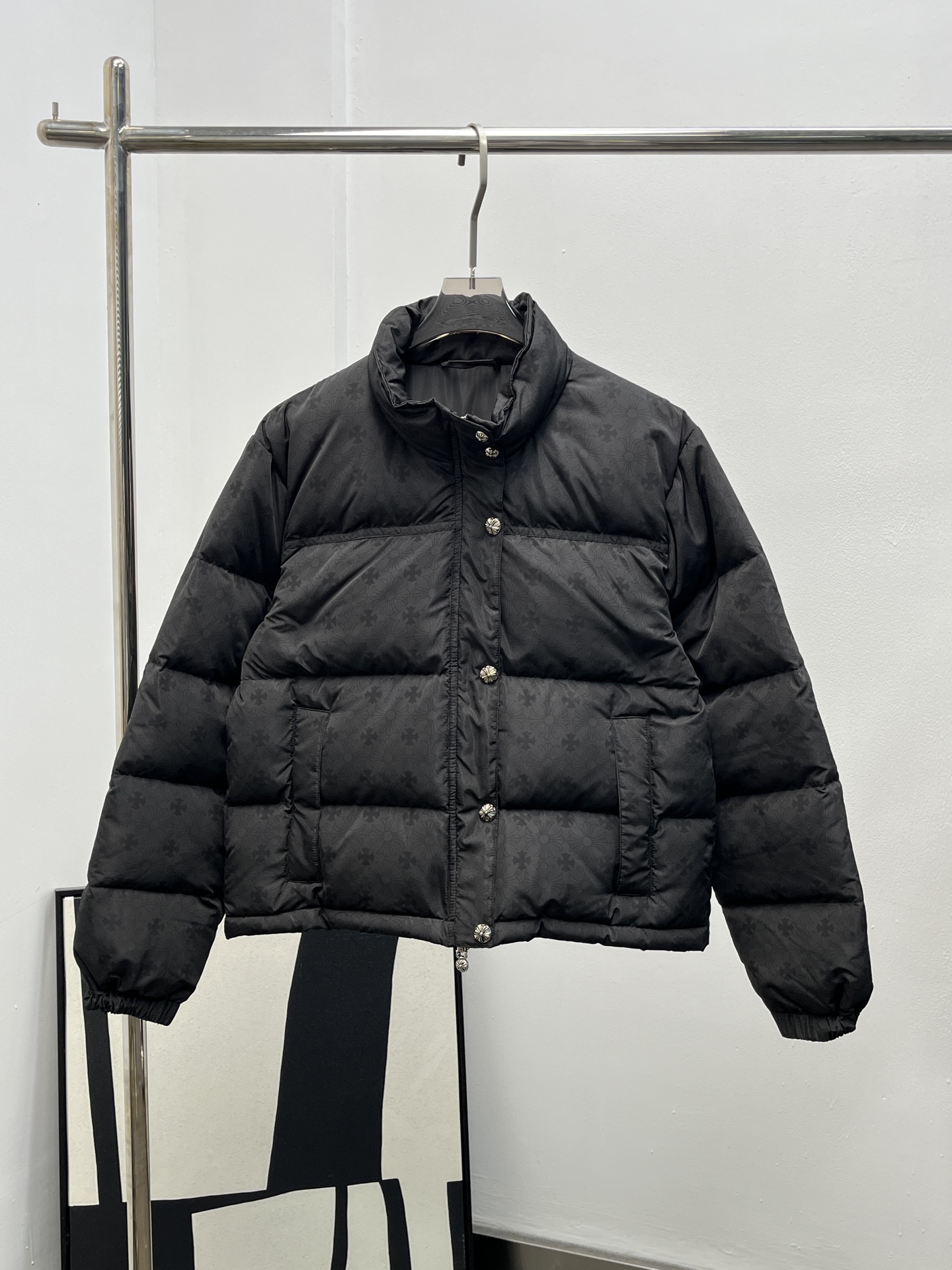 Chrome Hearts CH 크롬하츠 다크 패턴 다운 재킷 패딩 점퍼 의류