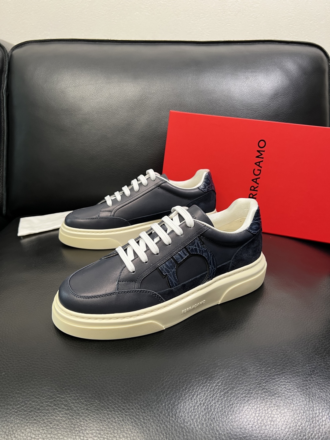 Ferragamo 페라가모 최고급 수제 스니커즈 신발