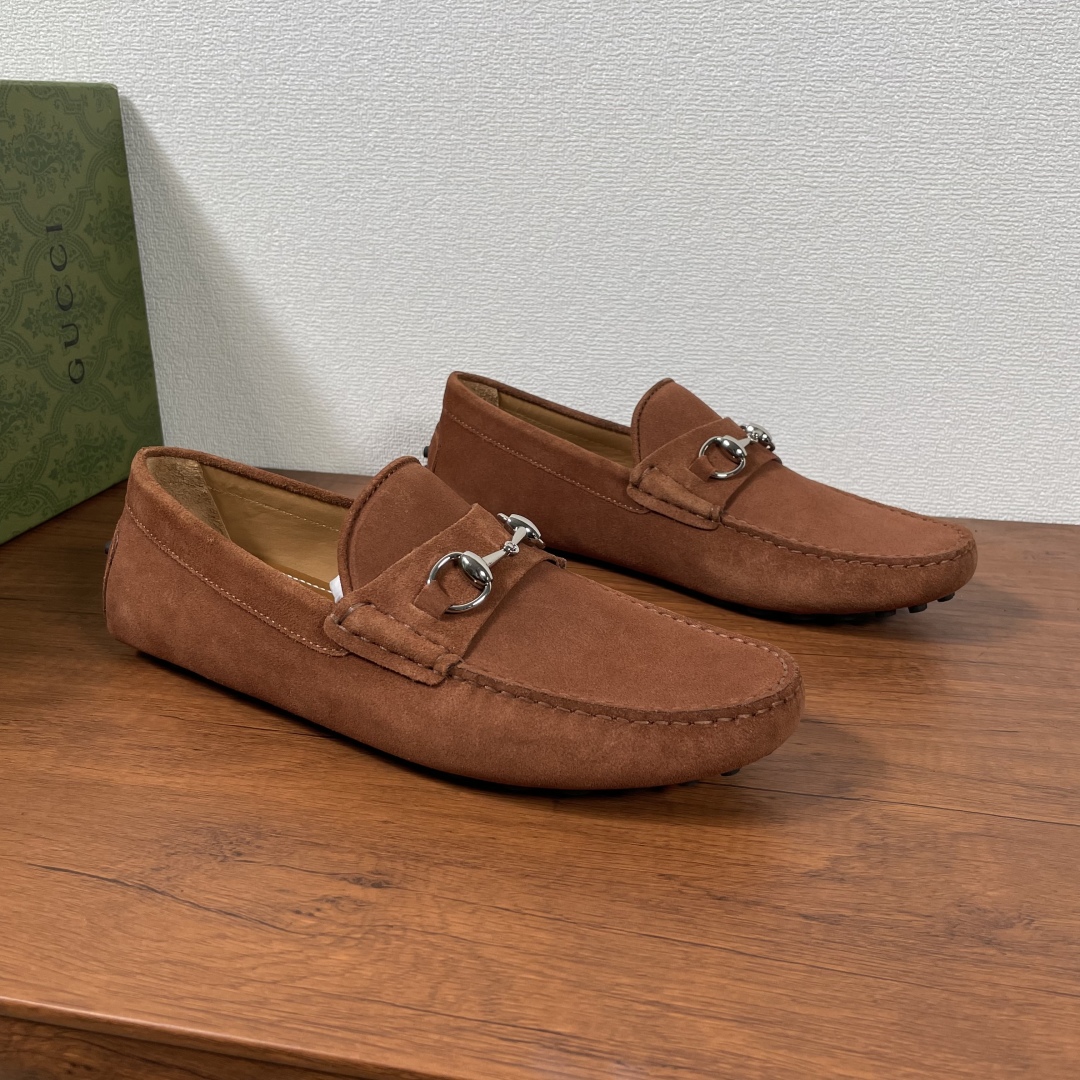 GUCCI 구찌 남성용 홀스빗 드라이빙 슈즈 로퍼 구두 신발