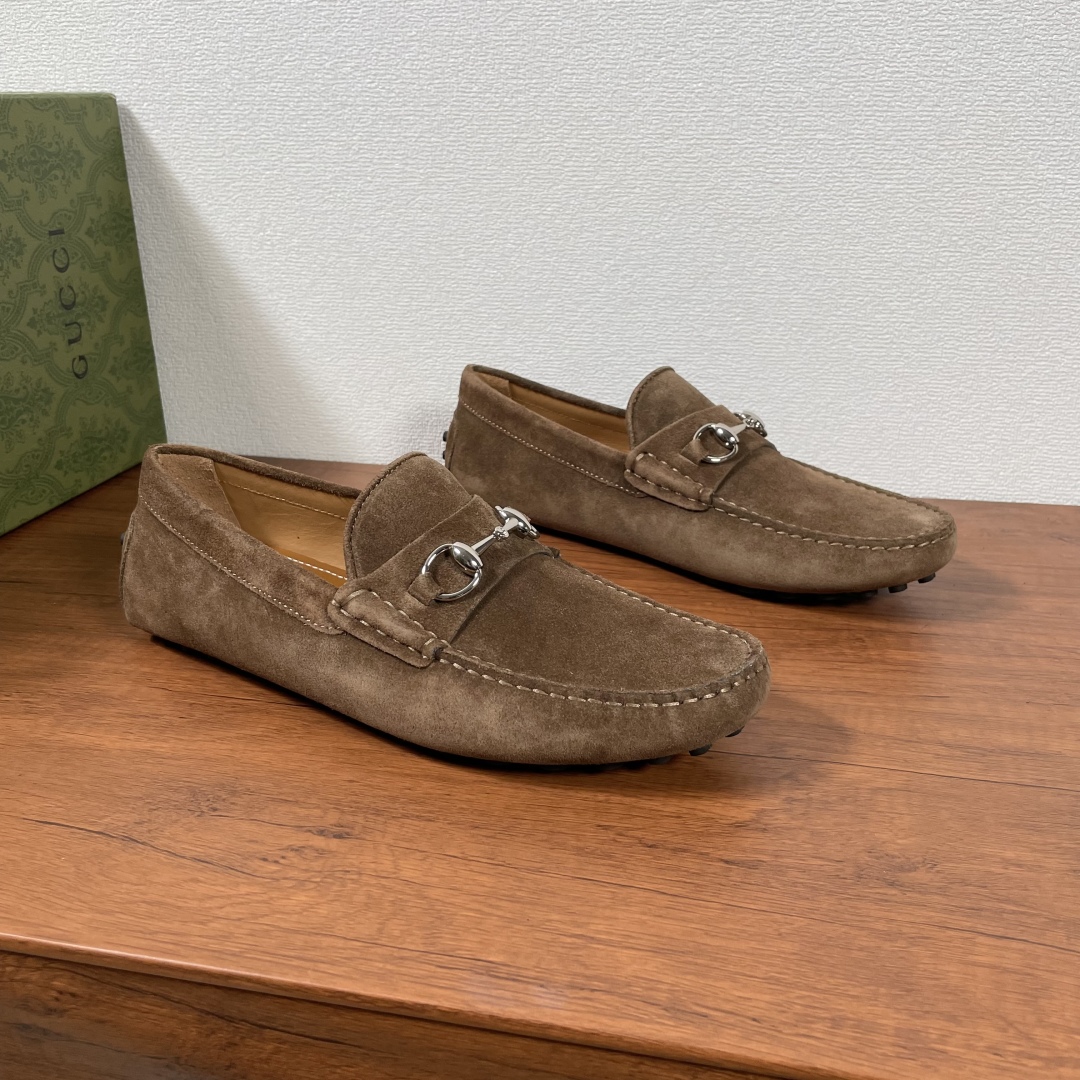 GUCCI 구찌 남성용 홀스빗 드라이빙 슈즈 로퍼 구두 신발